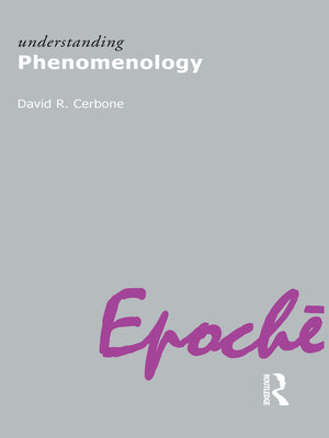 cover image of Understanding Phenomenology